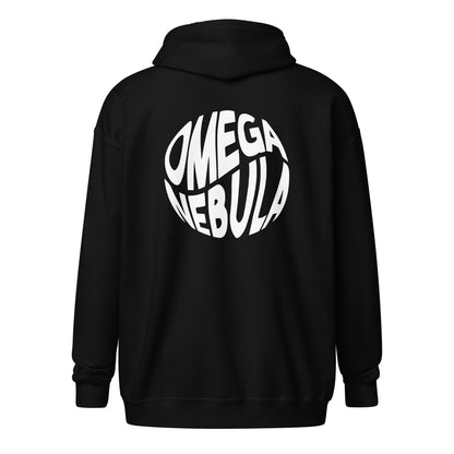 OMEGA ICON_Unisex heavy blend zip hoodie [Black/Brown/Green]