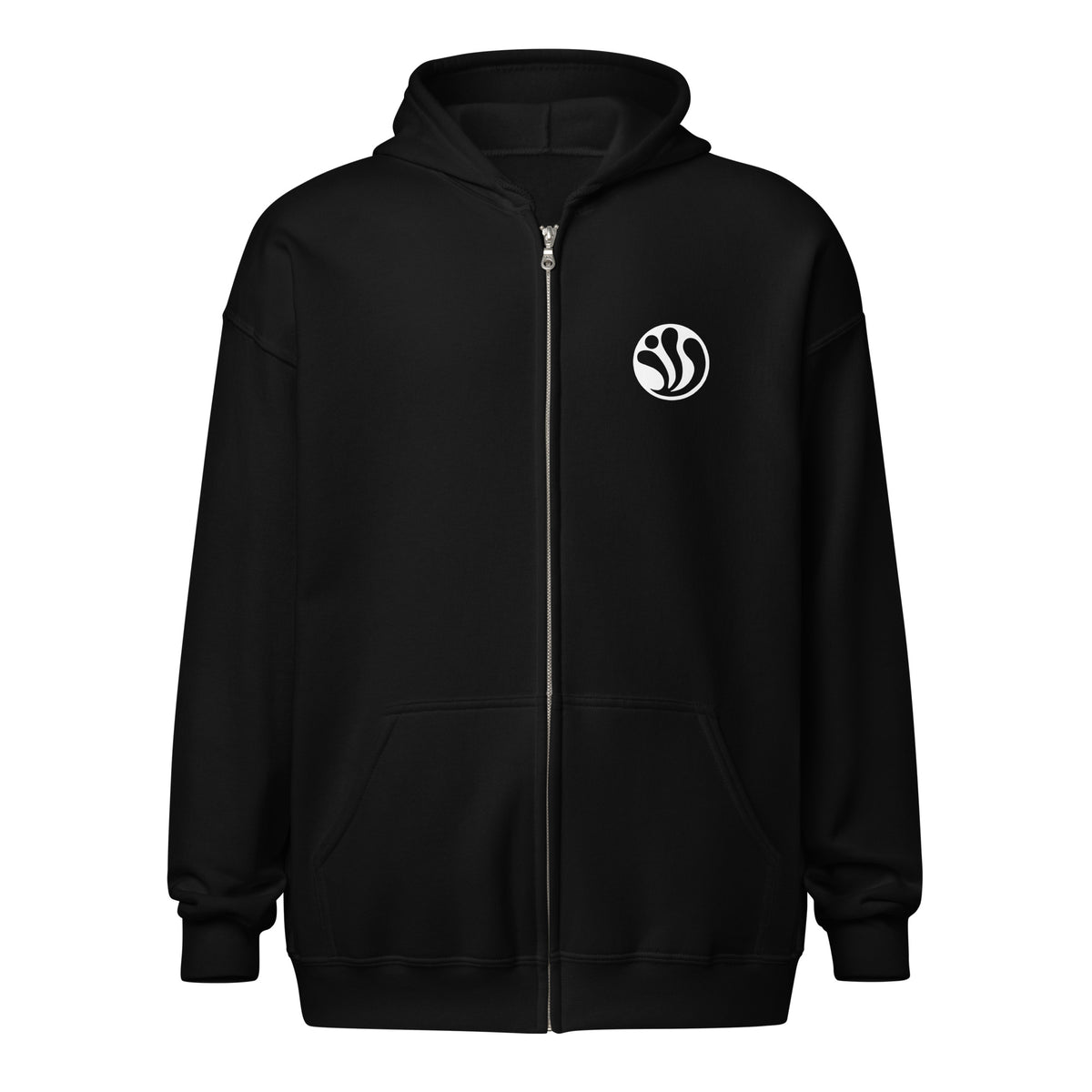 OMEGA ICON_Unisex heavy blend zip hoodie [Black/Brown/Green]