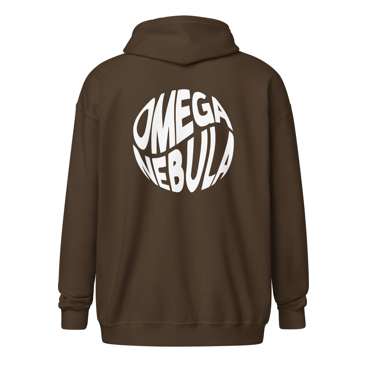 OMEGA ICON_Unisex heavy blend zip hoodie [Black/Brown/Green]