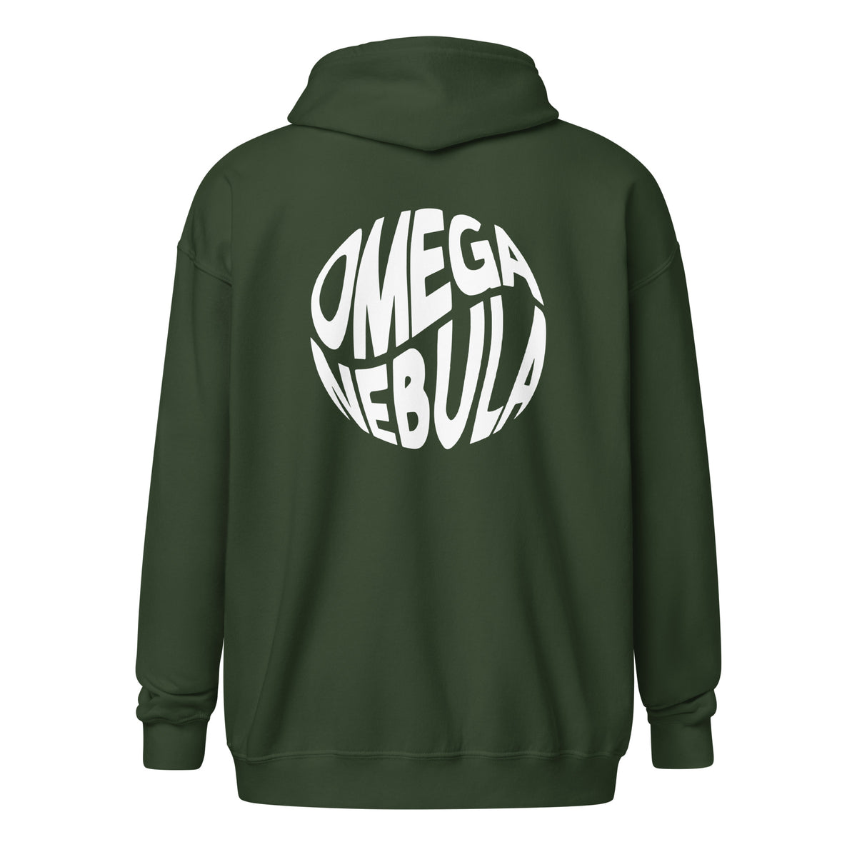 OMEGA ICON_Unisex heavy blend zip hoodie [Black/Brown/Green]